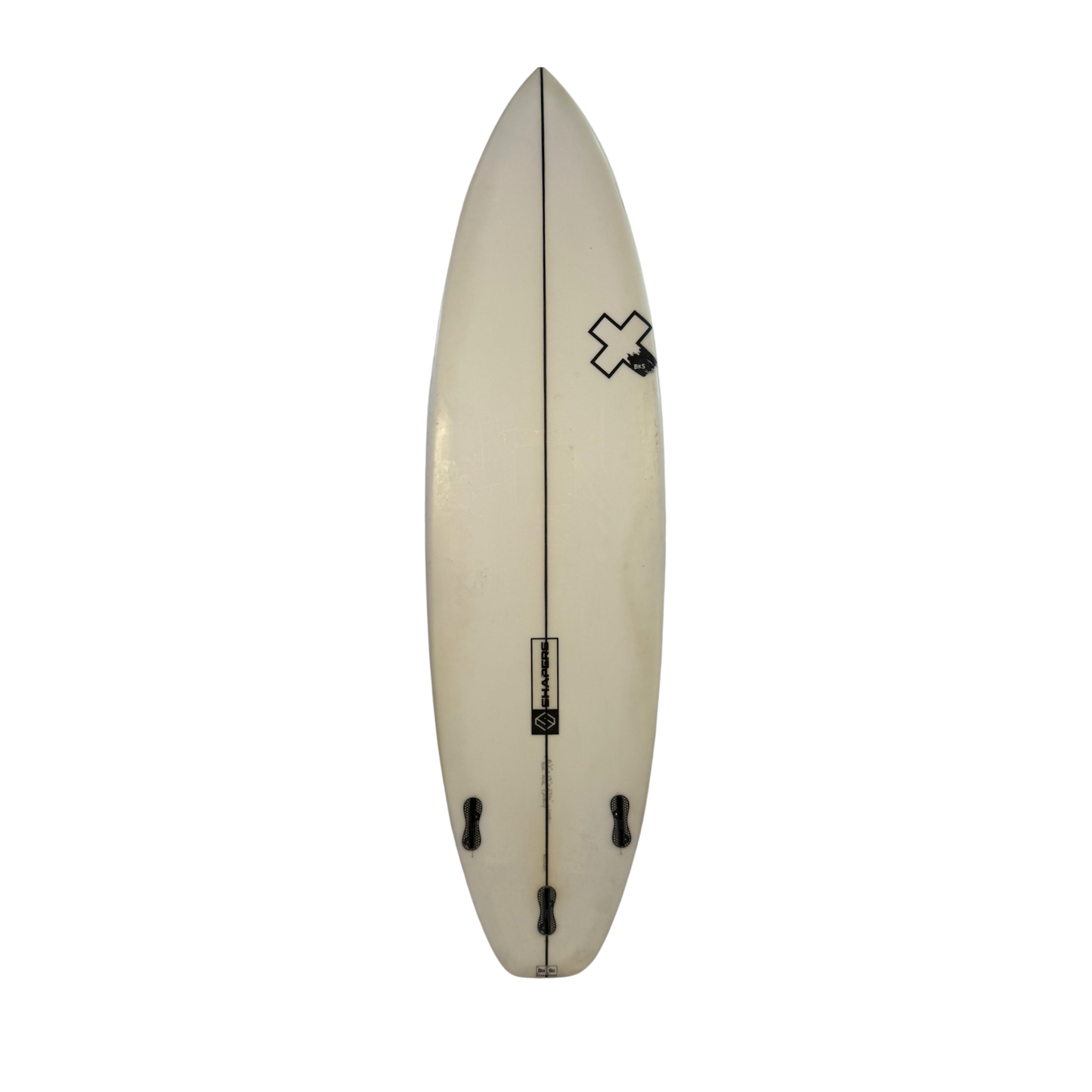 BK Shapers, 6’0 White + Design
