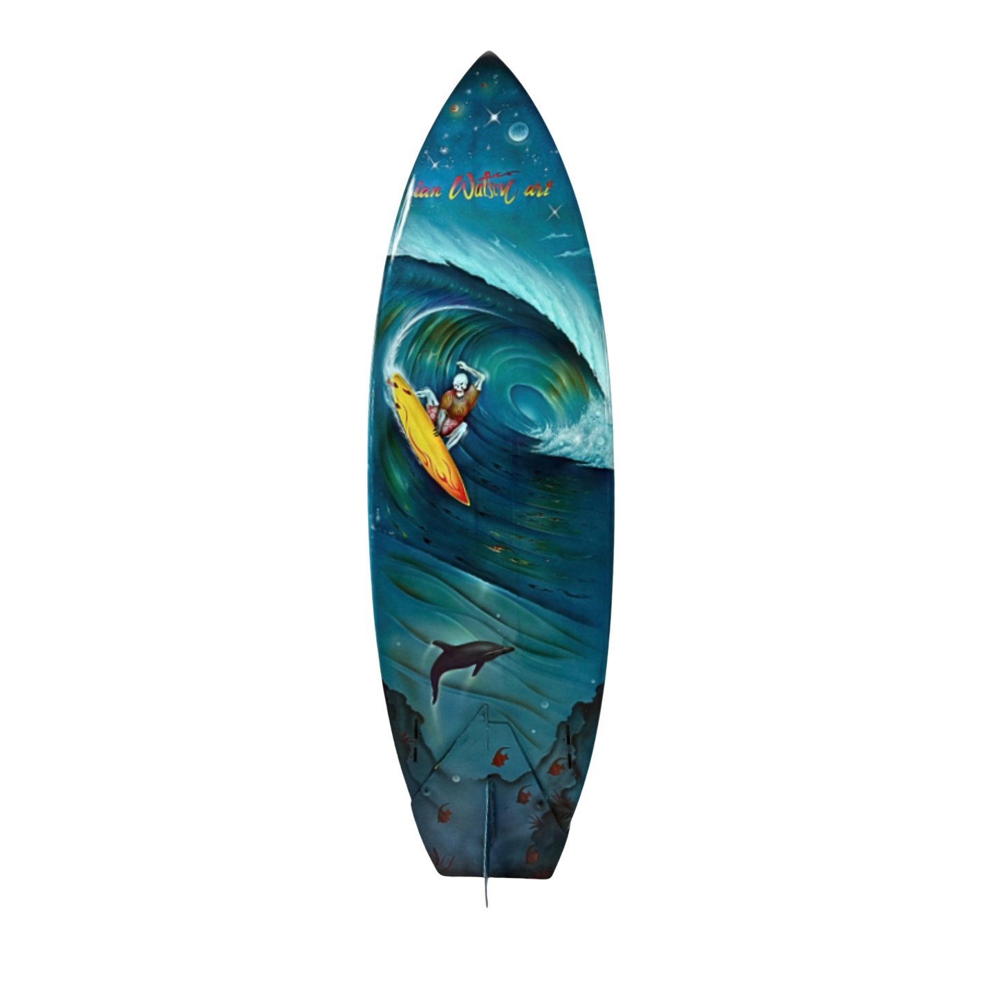 Surf Girl Exhibition Board 5’8 Artwork