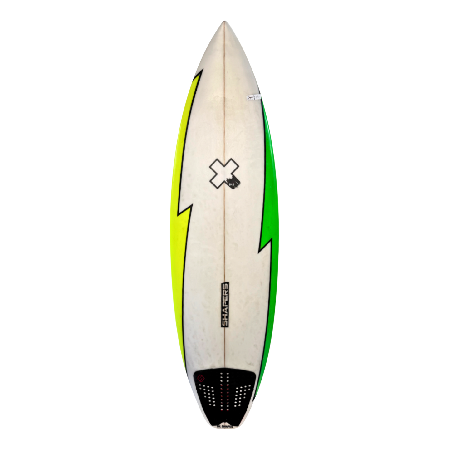 BKS Shapers, 6’0 Yellow/Green Desing